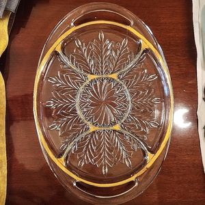 Vintage divided relish plate